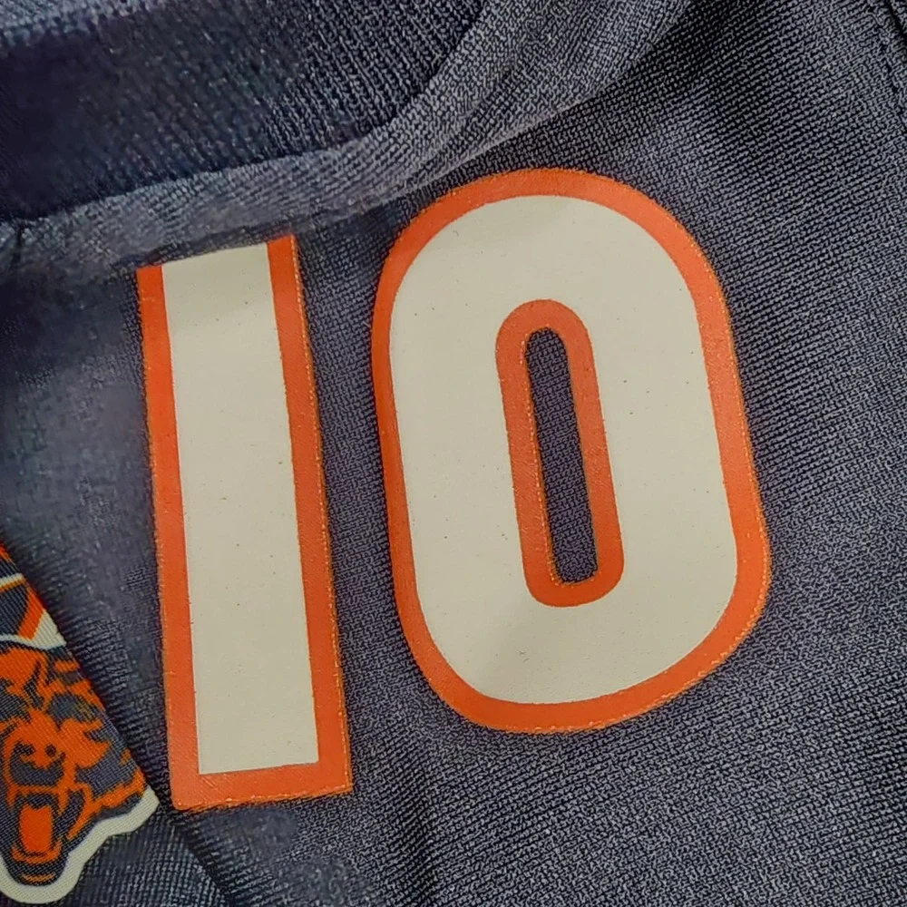 Nike Chicago Bears Mitchell Trubisky Youth Medium 10/12 Navy Blue Jersey